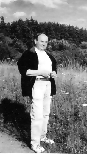 ks. Jerzy Stahl na Mazurach, lipiec 1996 (fot. Archiwum Barbary Stahl)