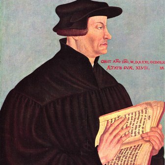 Ulryk Zwingli (portret autorstwa Hansa Aspera z 1549 r.)