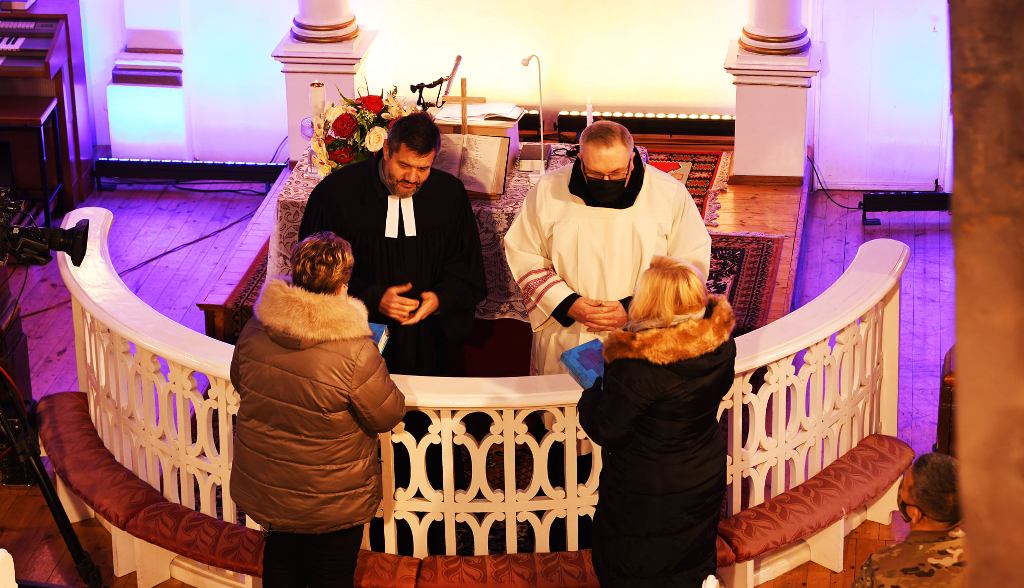 Tydzien Modlitw o Jednosc Chrzescijan 2021 w kosciele ewangelicko-reformowanym w Zychlinie (fot. M. Jurgielewicz)